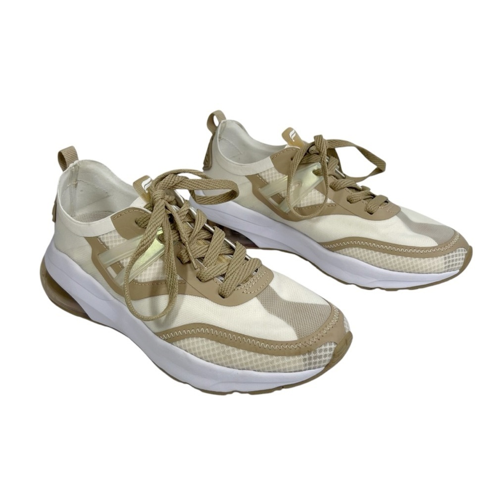 Fabletics Coranado Performance Cream & Tan Sneakers